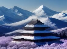 武汉大学珞珈山校园内樱花大道，学生在白色与粉色樱花树下穿行，是国内最著名的樱花视频拍摄地之一